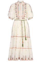 Embroidered Cotton Dress Lovella  - ALÉMAIS