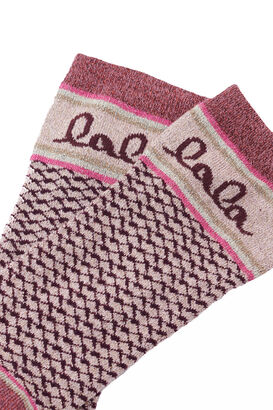 Socken mit Kufiya-Muster