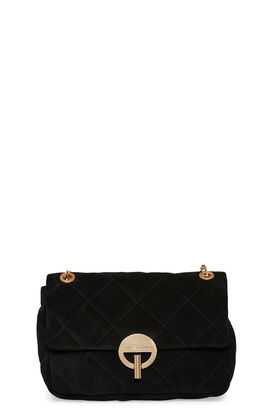 Crossbody Bag Moon aus Veloursleder