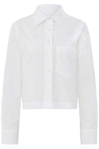 Cropped Classic Shirt aus Bio-Baumwolle