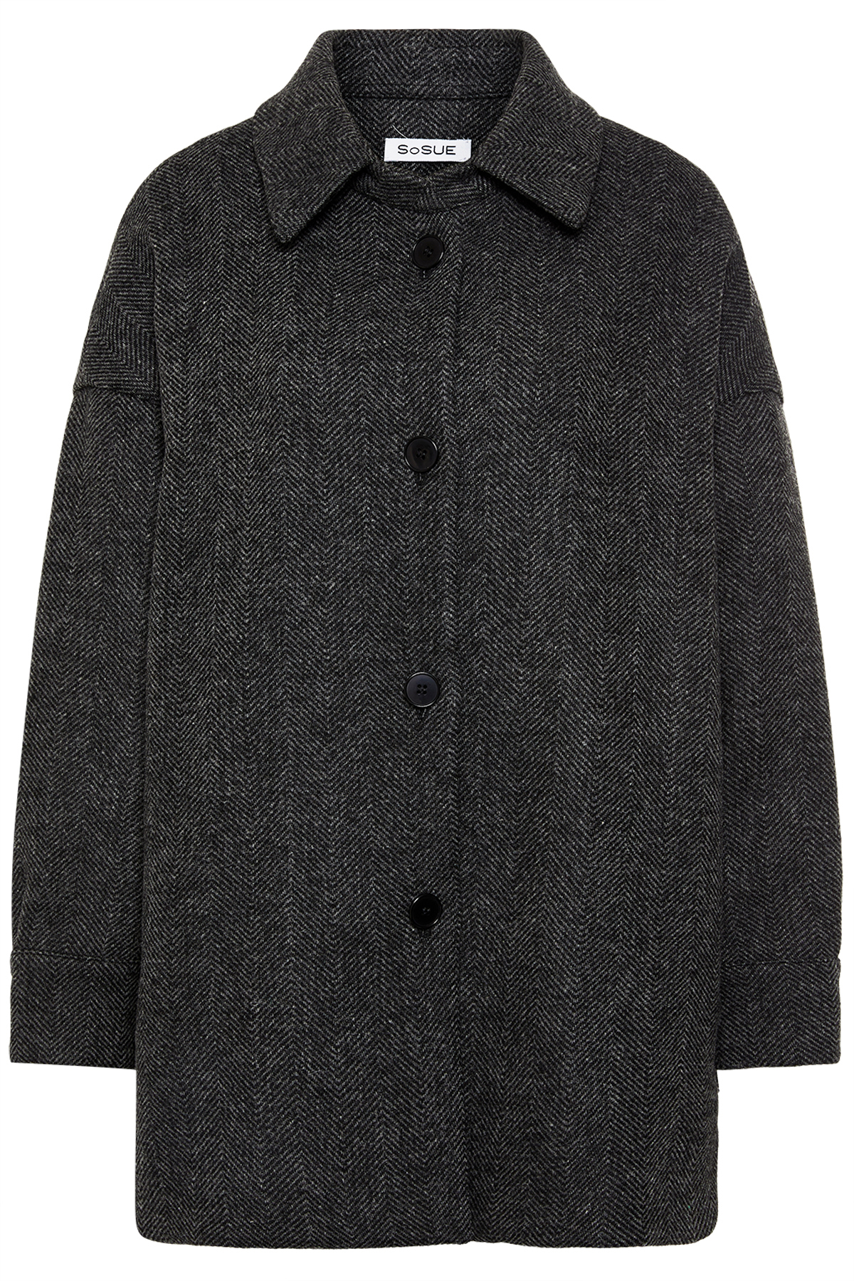 Kurzmantel Coat mit Schurwolle
