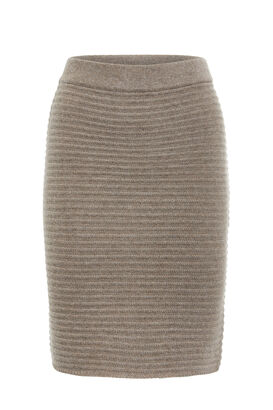 Knitted Skirt with Cashmere and Merino