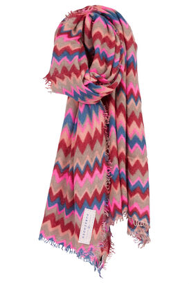 Cashmere Schal Chevron