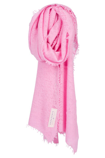 Cashmere Schal Puder Pink