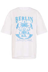 T-Shirt Celia Palm White - LALA BERLIN