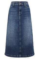 Midi Denim Skirt - 7 FOR ALL MANKIND