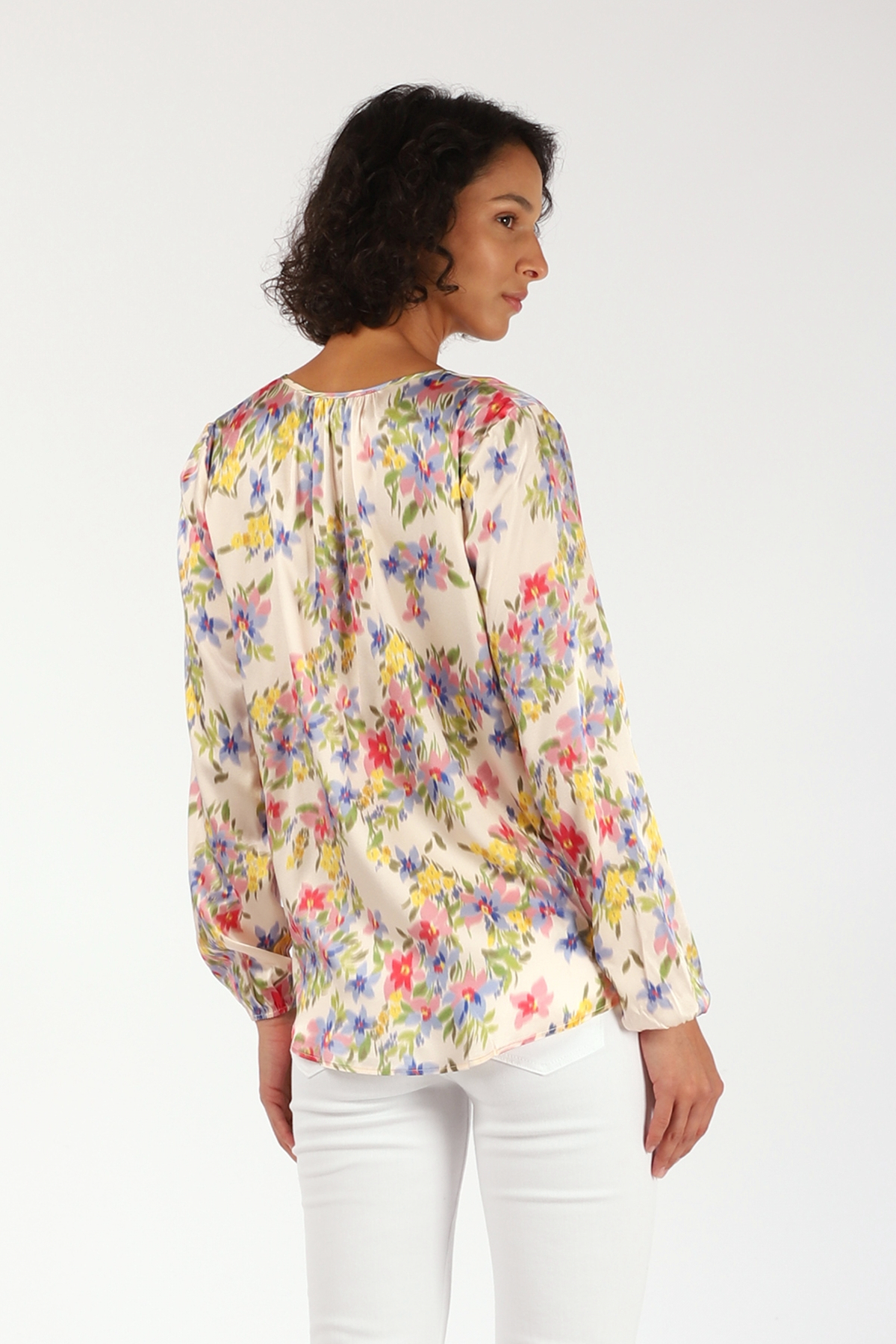 Charlotte Sparre S Classic Silk Shirt In Amelia Cream 2428 main image 1