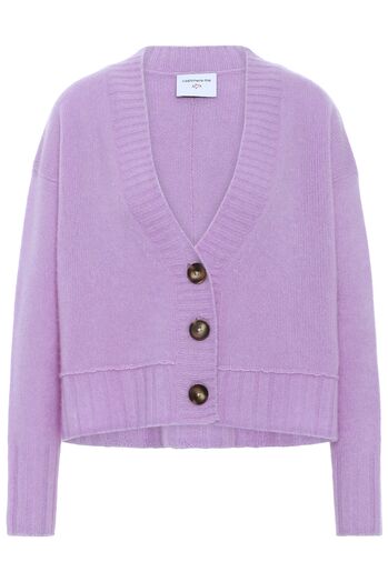 Knit Cardigan with Cashmere and Silk