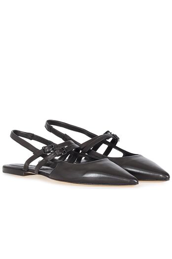 Slingback Ballerina aus Leder