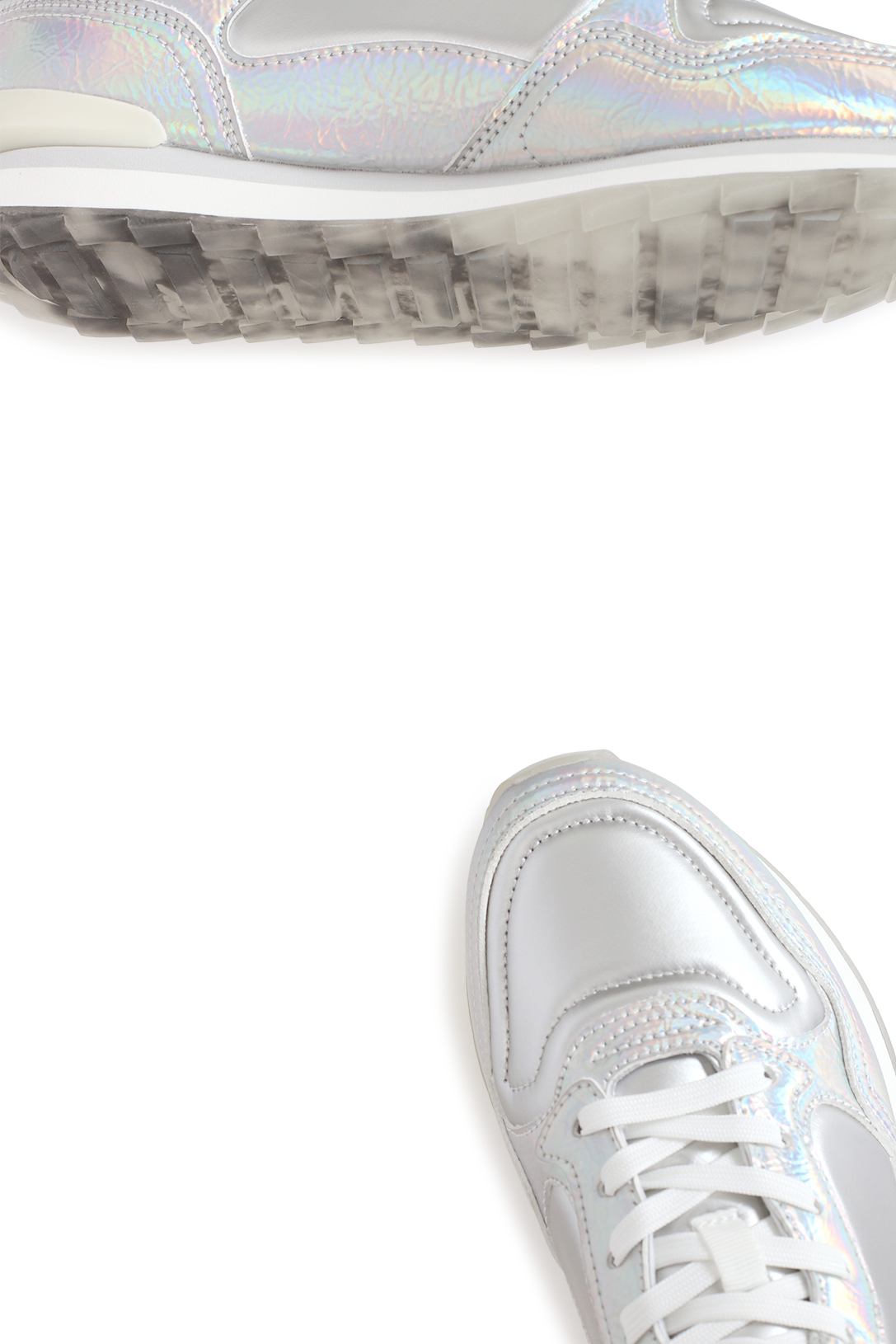 HOFF CITY Brussels Sneaker - Beige Flachschuhe Aus Leder & Textil