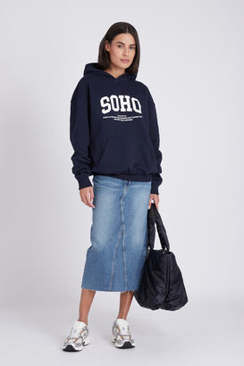 Hoodie Soho College aus Bio-Baumwolle