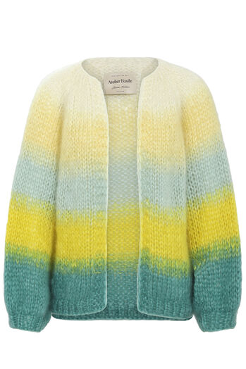 Knitted Cardigan Paulette with Mohair