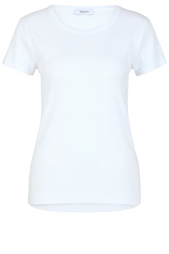 Ribbed cotton T-shirt