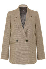 Blazer Madeleine with Houndstooth Pattern