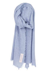 Cashmere Scarf Eisblau - PUR SCHOEN