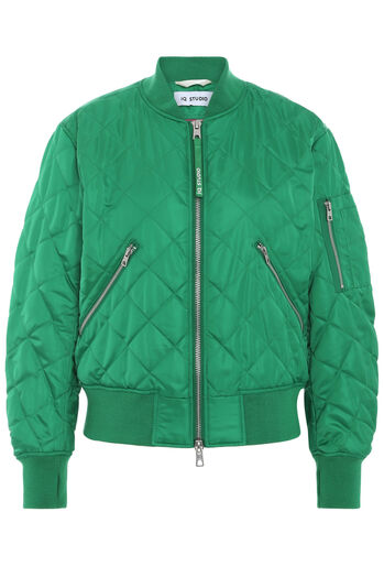 Quilted Bomber Jacket 