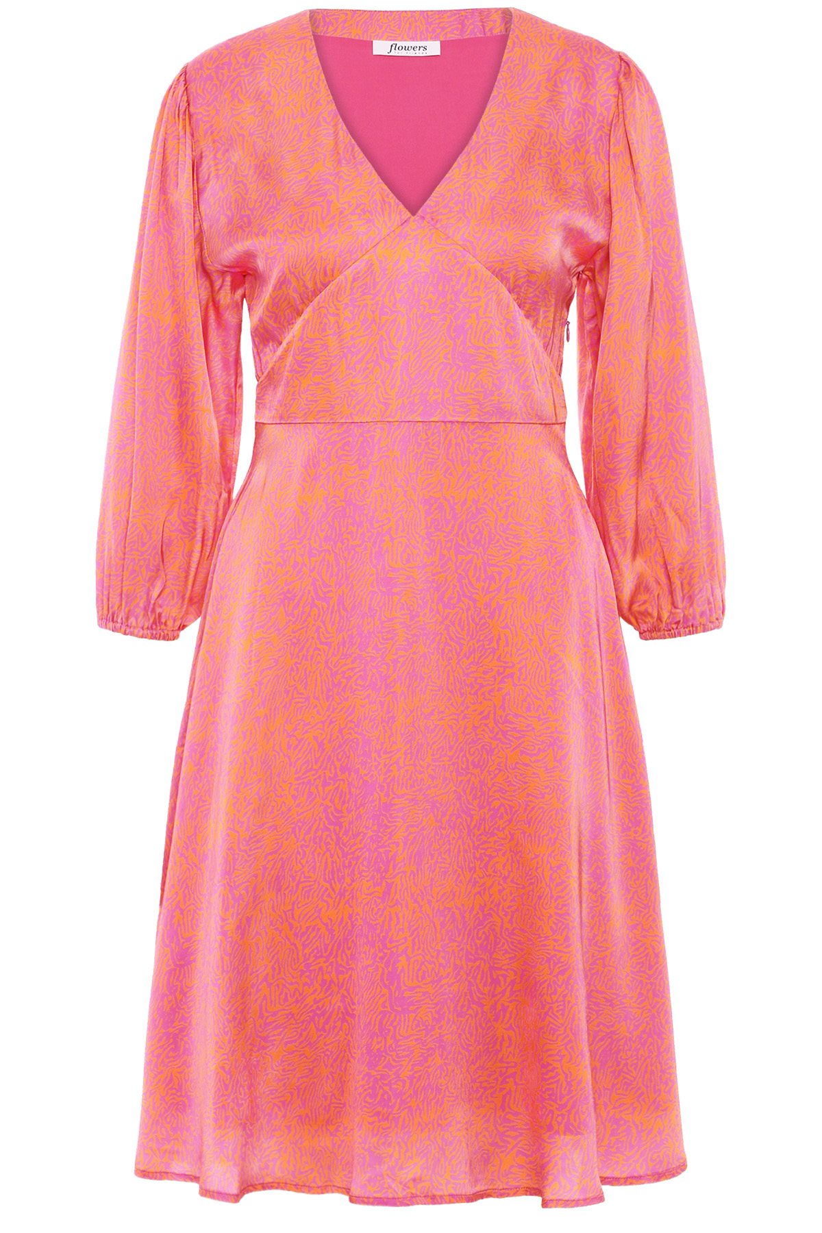 Kleid aus Viskose und Rayon FLOWERS FOR FRIENDS