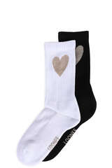 2er Set Tennissocken The Big Heart - LOONES