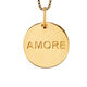 Message Necklace Amore