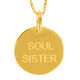 Message-Halskette Soul Sister