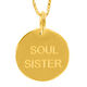 Message-Halskette Soul Sister