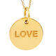 Message Necklace Love