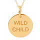 Message Necklace Wild Child