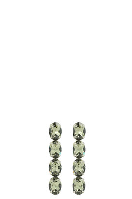 Earrings Oval Waterfall Four