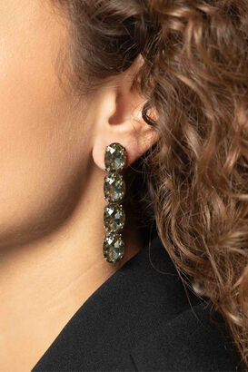 Earrings Oval Waterfall Four