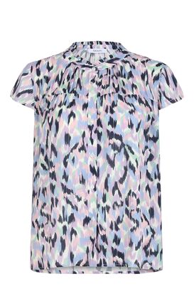 Short Sleeved Viscose Blouse