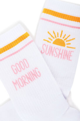 Tennis Socks Good Morning Sunshine 