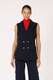 Denim Blazer-Weste  