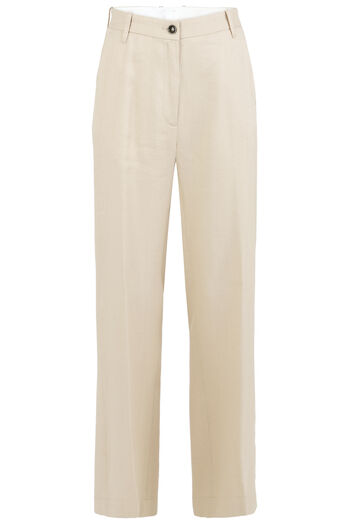 Trousers Deep with Linen