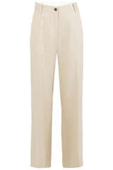 Trousers Deep with Linen - NINE:INTHE:MORNING