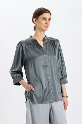 Bluse aus Seidenstretch