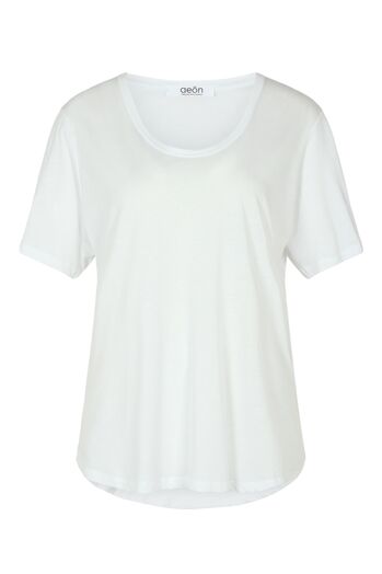 T-Shirt mit Bio-Baumwolle und Modal