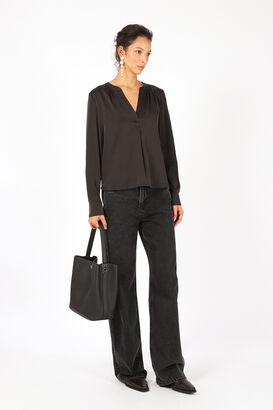 Bluse aus Seidenstretch 