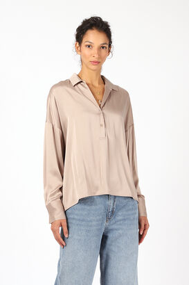 Bluse aus Seiden-Stretch 