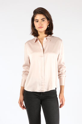 Bluse aus Seiden-Stretch
