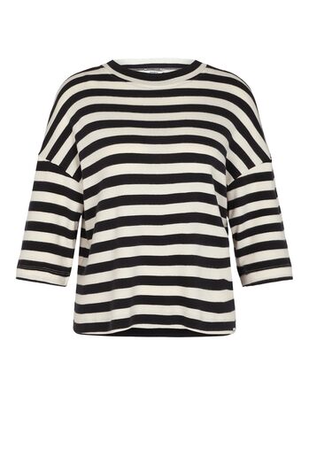 T-Shirt mit Baumwolle und Viskose 