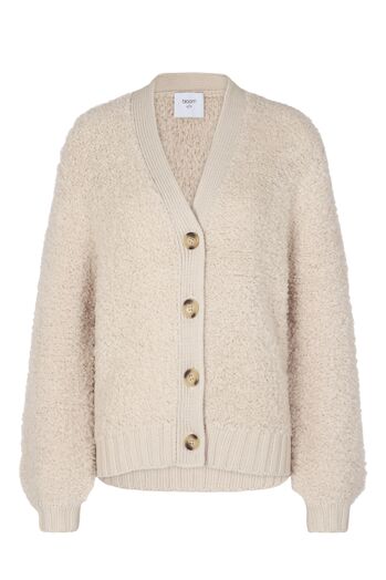 Teddy Bouclé Cardigan
