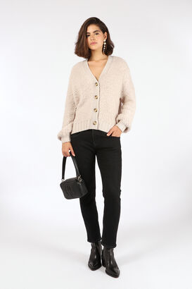 Teddy Bouclé Cardigan