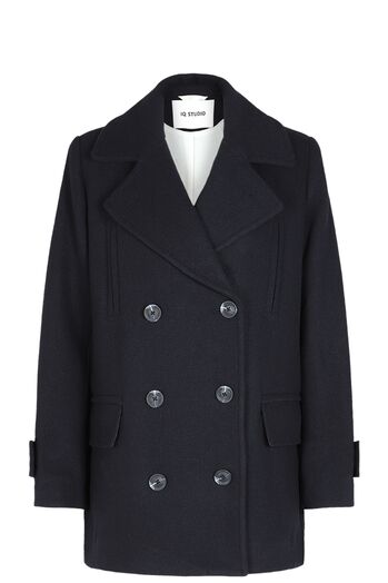 Caban Jacke mit Wolle