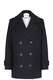 Caban Jacke mit Wolle