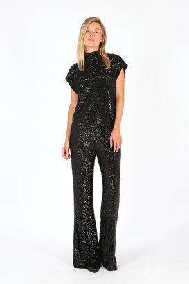 Hose mit Paillettenbesatz