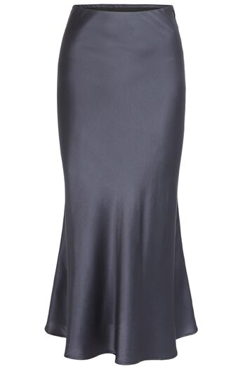 Slip Skirt mit Seide