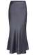 Slip Skirt mit Seide