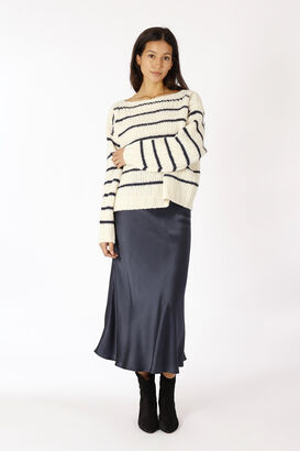 Slip Skirt mit Seide