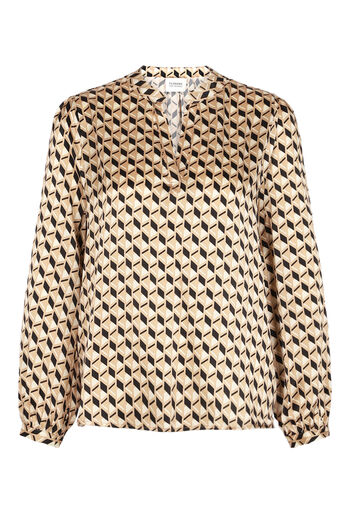 Bluse mit Seide