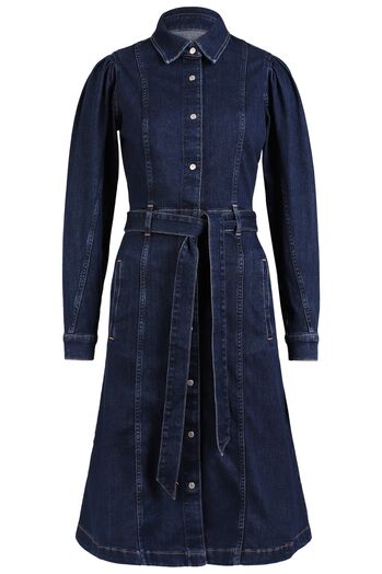 Jeanskleid Puff Sleeve